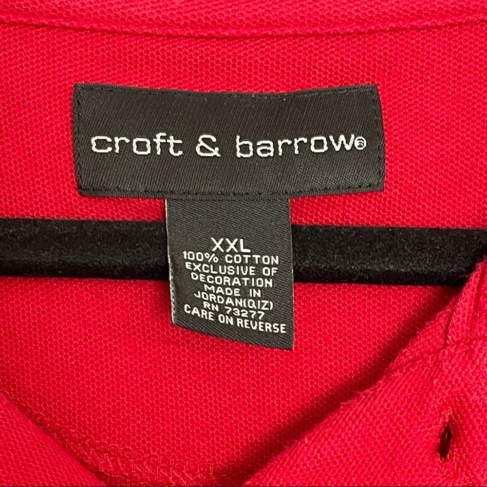 USA Golf Polo Red Embroidered Short Sleeve - Picture 5 of 16